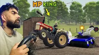 Mp King Swaraj 855 vs 24 Taviyan Disc harrow❤️| Punjab Map #13 | Dhaliwal Gaming