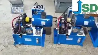 Hydraulic Power Pack with Single Phase Motor #hydraulic #power #pack #motor #engineering #india #jsd