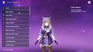 KEQING ALL VOICE LINES (ENGLISH)