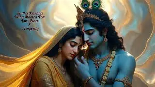 Radha Krishna Maha Mantra For Love, Peace & Prosperity| Daily Chant To Be Blessed With Love & Luck