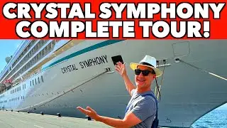 Crystal Cruises Symphony | 4K Ship walkabout | Best cruises