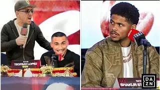 &ldquo;YOU&rsquo;RE IN TROUBLE NOW!&rdquo; Teofimo Lopez Sr Puts Shakur Stevenson On NOTICE At Press Conference