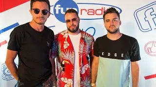 Mercer en interview dans le studio de Fun Radio &agrave; l'EMF