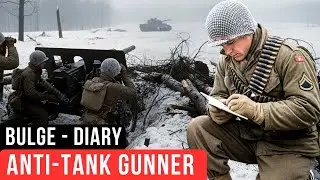 Fall Asleep To | Diary of an American Anti-Tank Gunner at the Bulge | WW2 Relaxing War Documentary