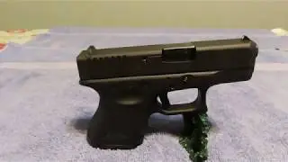 Пистолет GLOCK 26 Sub Compact 9mm в сравнении с полноразмерным GLOCK.