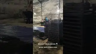 Shisha/Hookah Coconut Charcoal Briquette Factory in Indonesia #shorts