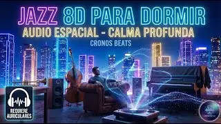 🎧 M&uacute;sica 8D relajante para Dormir y Estudiar 🌧️ Jazz Noir [8D Audio Sleep & Study Music]