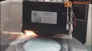 PHR 800N (NC Controlled Rotary Surface Grinder) taking Single Depth of Cut of 200 microns.