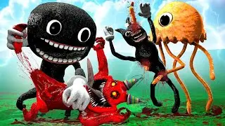 ¡CARTOON GARTEN OF BANBAN vs BANBAN.EXE y STINGER FLYNN! ¡BATALLA ÉPICA!🔥💥 EXPERIMENTOS SCP 🔥💥GMOD