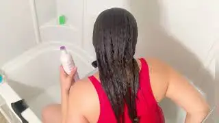 Washing My Hair (Round 9) Super Sudsy Hair Washing Video  Wash My Hair With Me