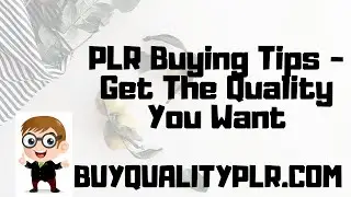 PLR Buying Tips |  Buy Quality PLR