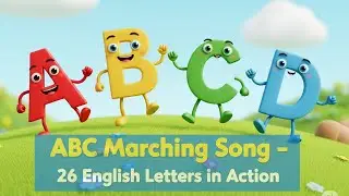 ABC Marching Song &ndash; 26 English Letters in Action | Kids, Nature & the World
