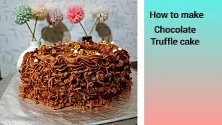 How to make Chocolate truffle cake with milk compound
