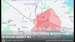 JCP&L Blackout Hits Toms River on A Blustery Wednesday Morning