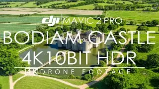 Bodiam Castle 4K 10bit HDR Dji Mavic 2 Pro Drone Footage