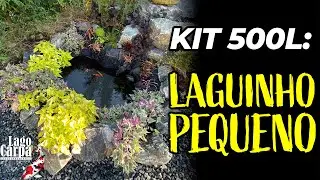 KIT 500 LITROS: O melhor (e menor) laguinho de jardim!
