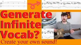 Infinite Vocabulary Generator?♾️My approach to creating jazz vocab and developing your own sound🎸