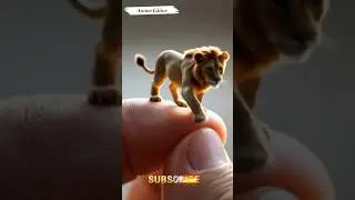 Cute Baby Animals On Finger | Tiny Lion, Kitten, Monkey & More!#shorts #shortvideo #babybunny #viral