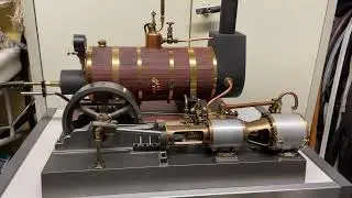 Steam engine TANDEM COMPOUND, live steam