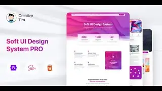 Soft UI Design System PRO Live Preview
