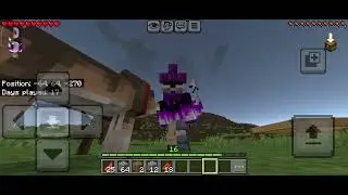 The sky is so weird I tried to get my new skin to picture on it