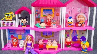 62 Minutes Satisfying Disney Set ASMR Toys, Unboxing Pink House Collection | ZoZo ASMR Love