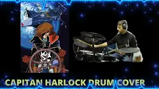 capitan harlock - sigla - drum cover