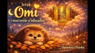 Jeżyk Omi i marzenie o odwadze 🦔🌙 | Spokojna bajka na dobranoc dla dzieci