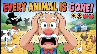 Thief in Old MacDonald&rsquo;s Farm 😱 | Police Save the Animals 🚓 | Kids Farm Story