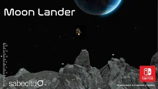 Moon Lander game play on Nintendo Switch