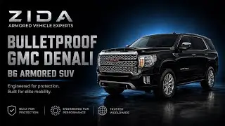 Bulletproof GMC Denali 2022 | ZIDA B6 Armored SUV for Elite Protection