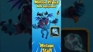 NEW EQUIPMENT! Meteor Staff for Minion Prince &ndash; Clash of Clans Update 2025 ⚡#cocupdate