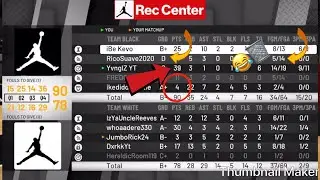 Playin In the Jordan Rec Center (blowout Win)