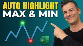 Excel Dynamic Line Chart to HIGHLIGHT Max and Min Values