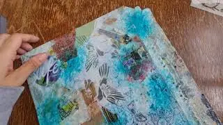 Jazzing up envelopes with distress paint & ink ◇ inspired by @49dragonflies happy mail 📹 3 of 3
