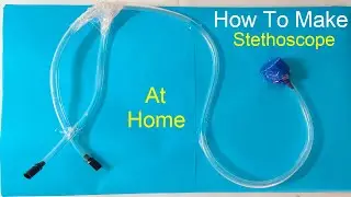how to make stethoscope easily at home - diy | howtofunda | model making @craftpiller