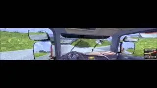 Euro Truck sim 2 - Poznan to Paris with g27 wheel