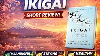 IKIGAI Book &ndash; Short Review | Full Explanation | The Secret to a Happy @thereviewlibrary2412#trending