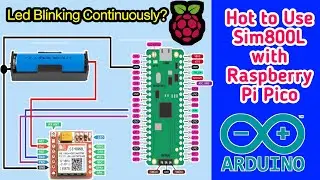 Raspberry Pi Pico & Sim 800L  || sim800l pico || raspberry pi pico sim800l || raspberry pi pico gsm