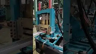 Lipped Steel C Channel Roll Forming Machine #rollformingmachine