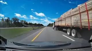 Truck hits toll booth
