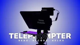 Professional Teleprompter Setup for Video Production 