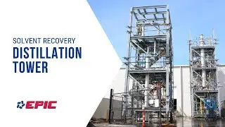 Solvent Recovery Distillation Tower