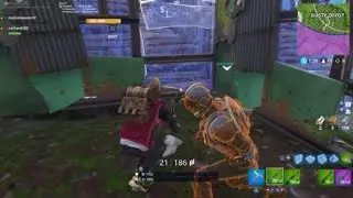 Fortnite: Double kill with 2HP