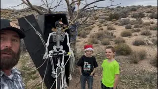 Over the River and through the Woods | Found Skeleton 💀 on the way to Grandmas house 