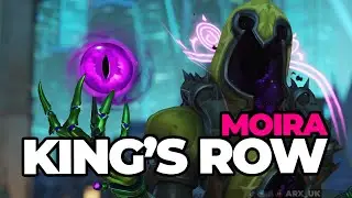 Tank and Moira synergy on Christmas King's Row in Overwatch 2