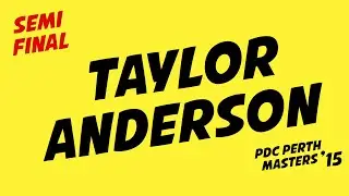 Darts Perth Masters '15: Taylor vs Anderson | 1/2 Final