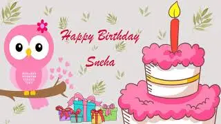 Happy Birthday Sneha Image Wishes General Video Animation