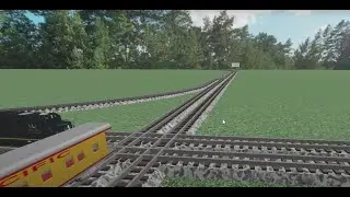 Slow Power Move Nearly Misses UP Railcar!