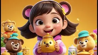 Bear Buddies Honey Trail | Fun Kids Song | Sweet Forest Adventure Rhyme